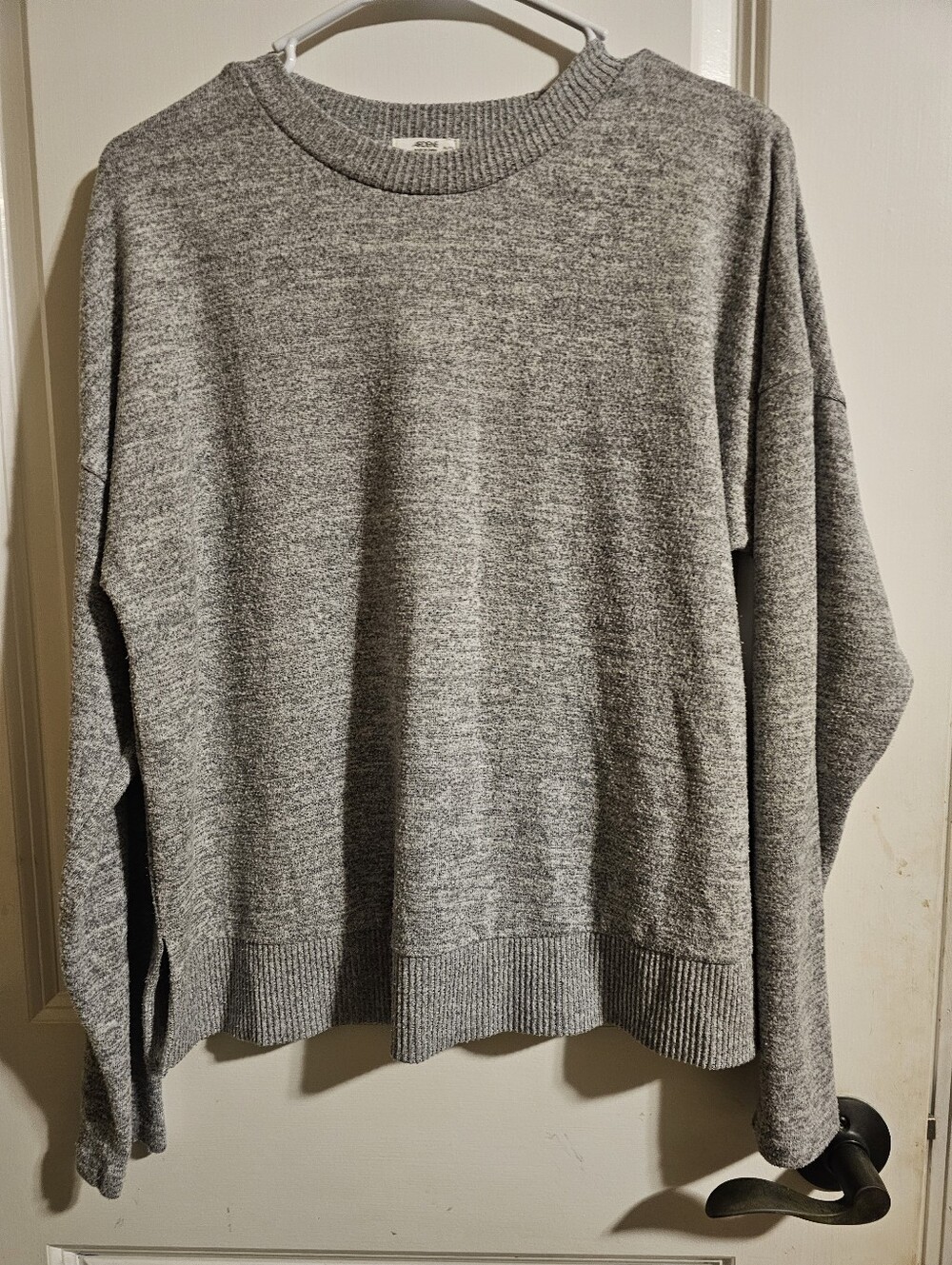 Ardene Womenss Gray Crewneck Sweater - Lightweight Knit